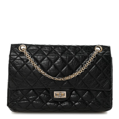 Chanel Aged Calfskin Quilted 2.55 Reissue 226 Flap Black 2 of 19