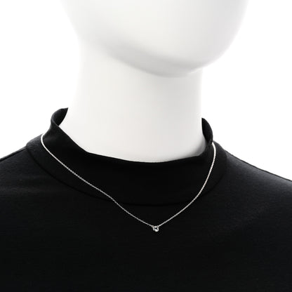 Tiffany Sterling Silver Aquamarine Elsa Peretti Color by the Yard Pendant Necklace 2 of 5