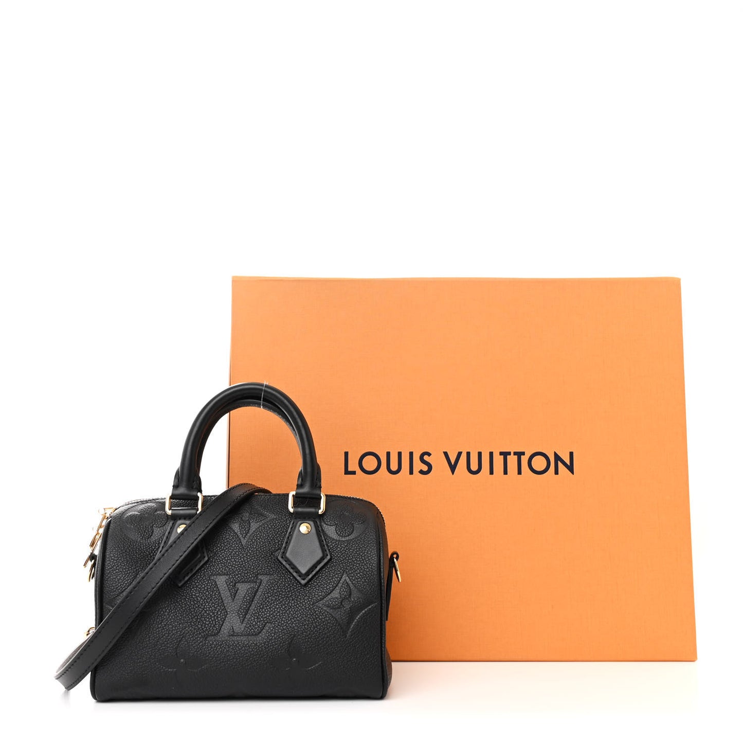 Empreinte Monogram Giant Speedy Bandouliere 20 Black
