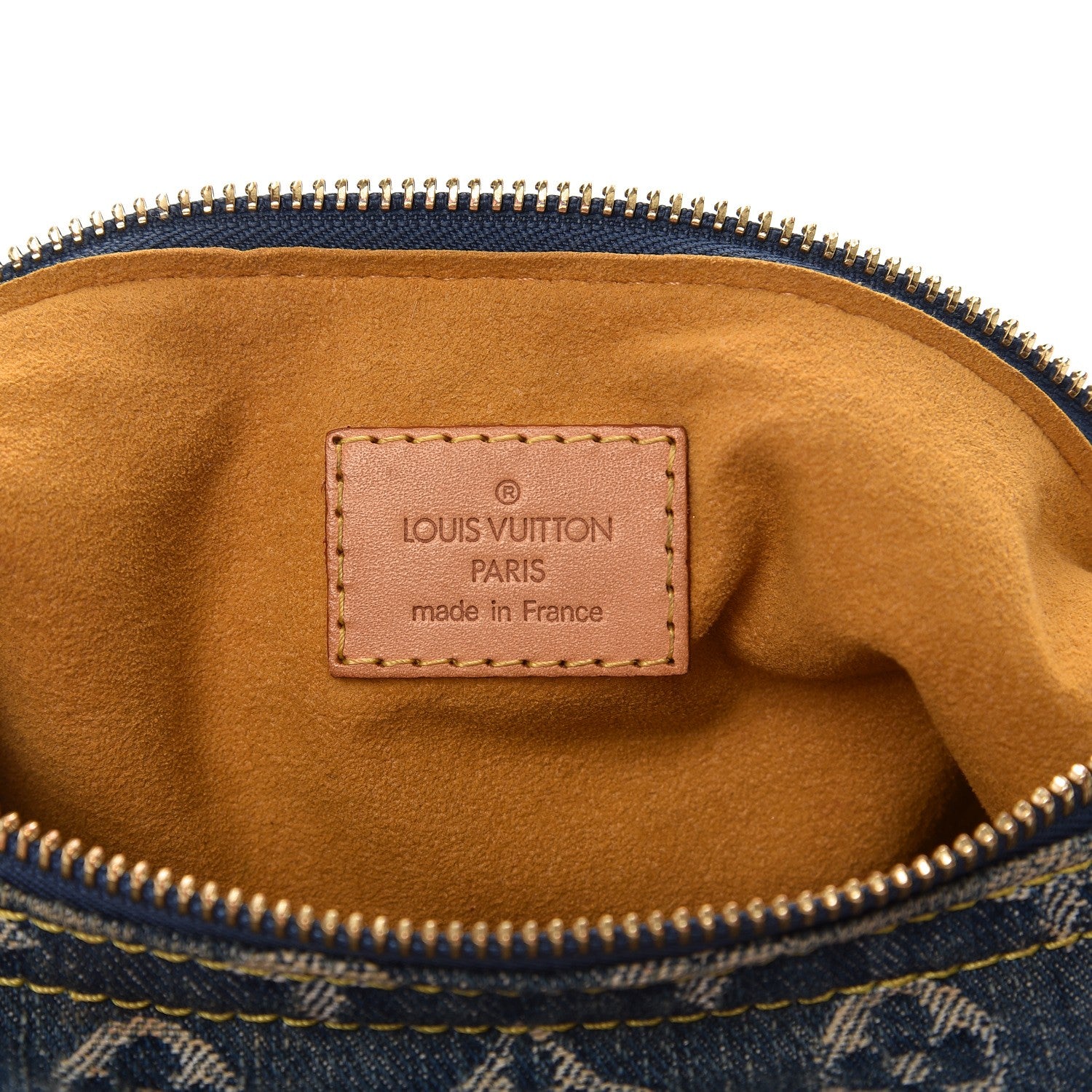 Louis Vuitton Monogram Denim Baggy PM Blue 6 of 9
