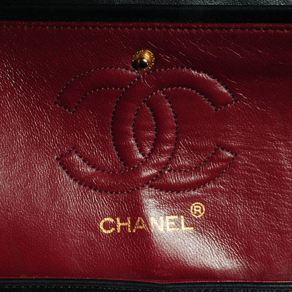 Chanel Lambskin Small Double Flap Navy 7 of 8