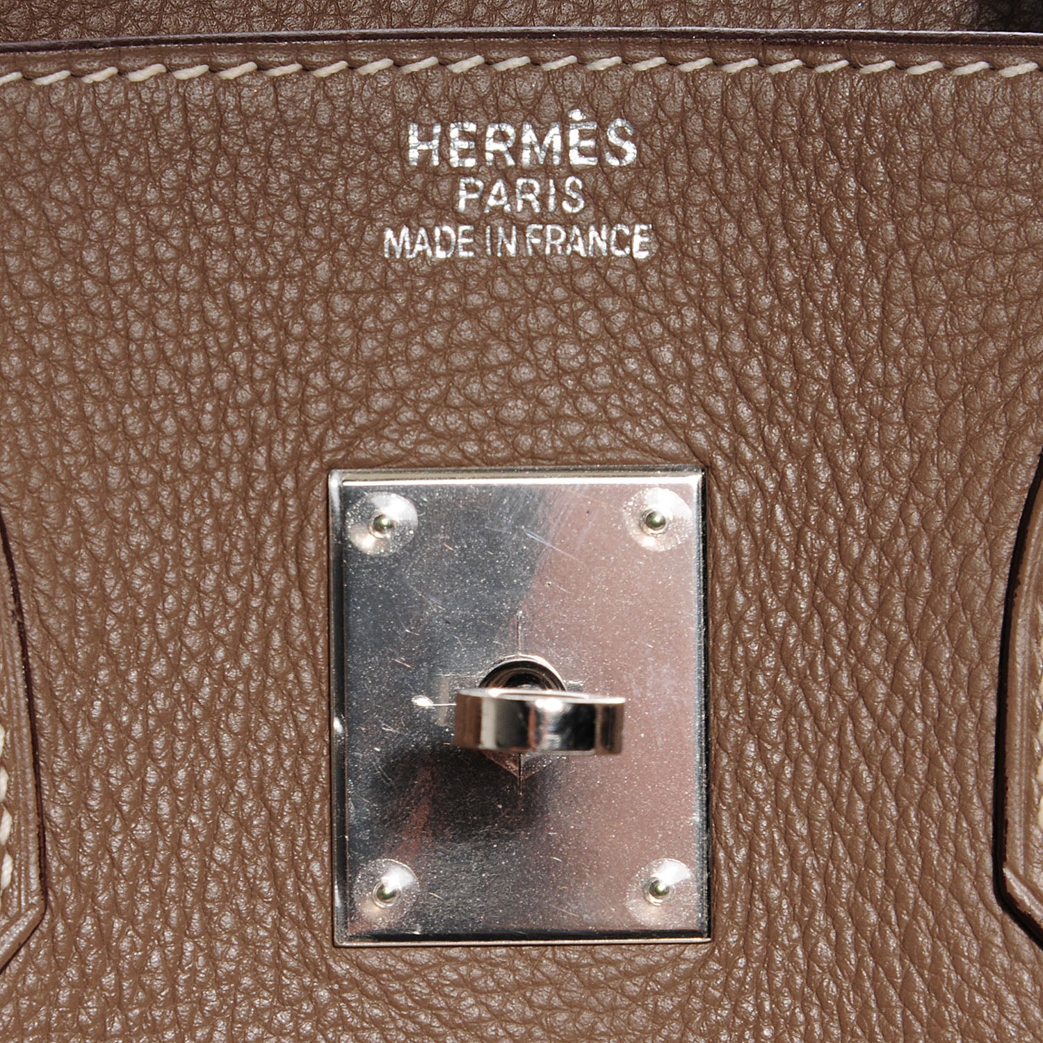 Hermes Taurillon Clemence Birkin 35 Etoupe 13 of 25