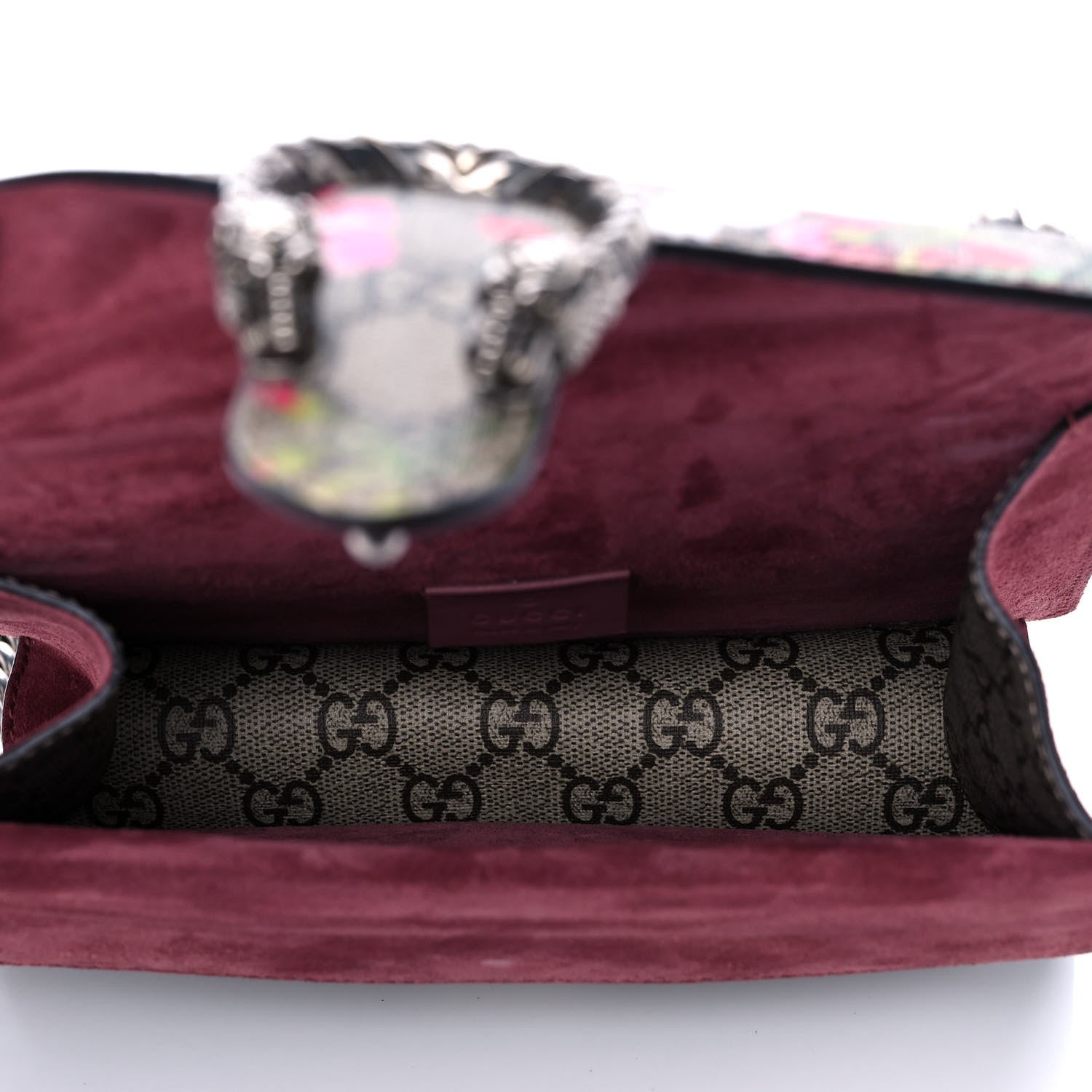 Gucci GG Supreme Monogram Blooms Mini Dionysus Shoulder Bag Beige Multicolor Dry Rose 5 of 13