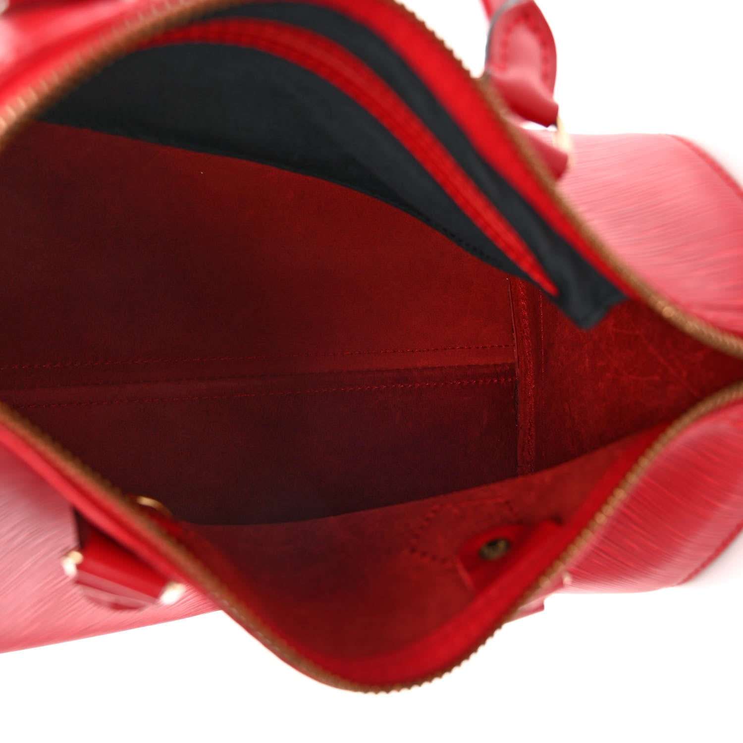 Louis Vuitton Epi Speedy 25 Castillan Red 5 of 12