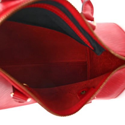 Louis Vuitton Epi Speedy 25 Castillan Red 5 of 12