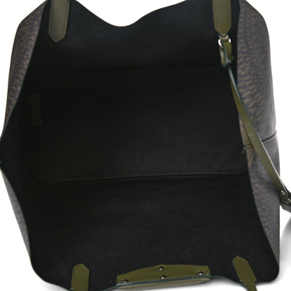 Givenchy Textured Coated Canvas I Feel Love Print Large Antigona Tote Green 13 of 17