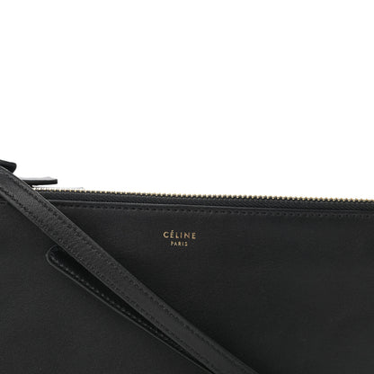 Celine Lambskin Small Trio Crossbody Bag Black 12 of 12