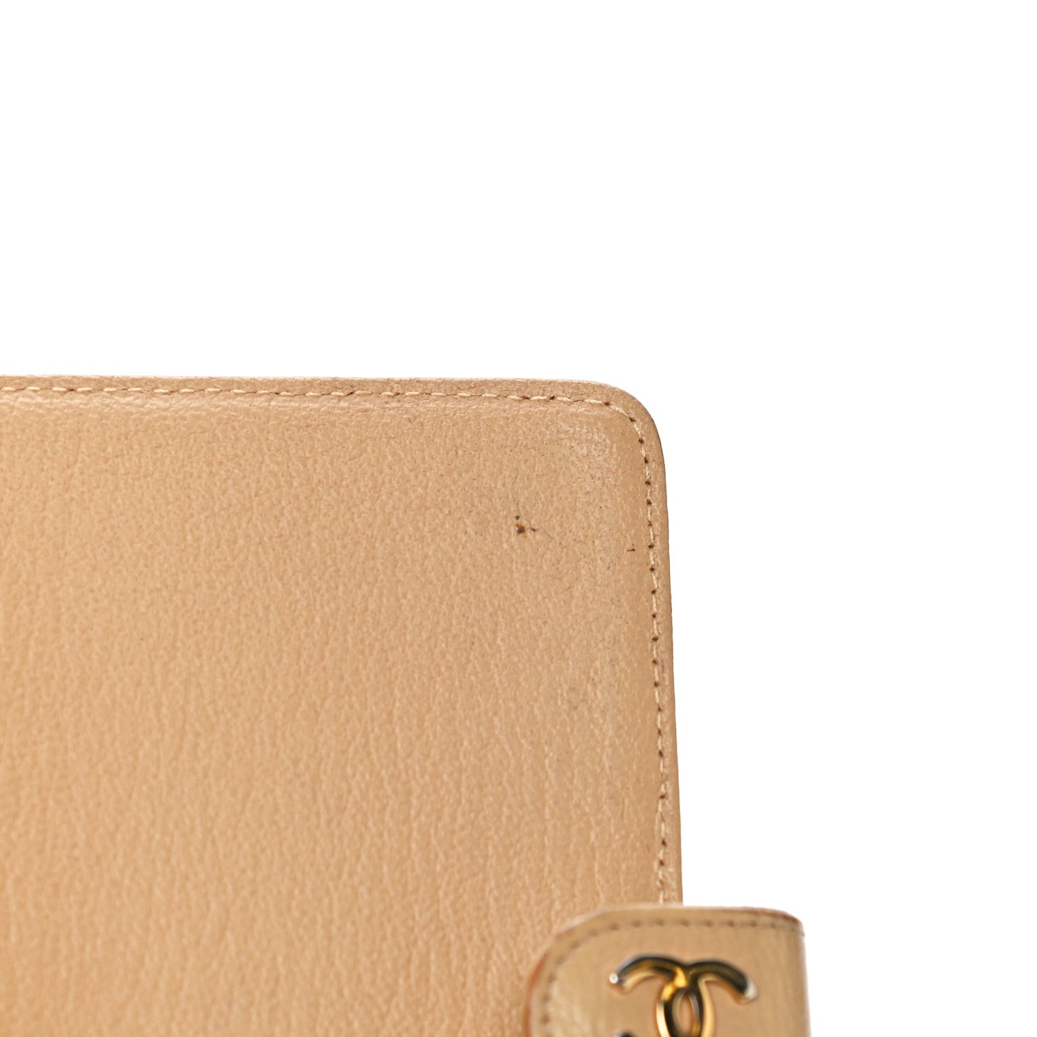 Chanel Goatskin Small Ring Agenda Planner Beige 14 of 22