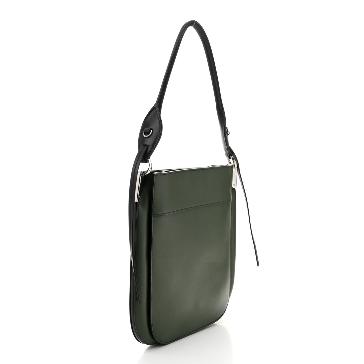 City Calfskin Margit Bag Green Black