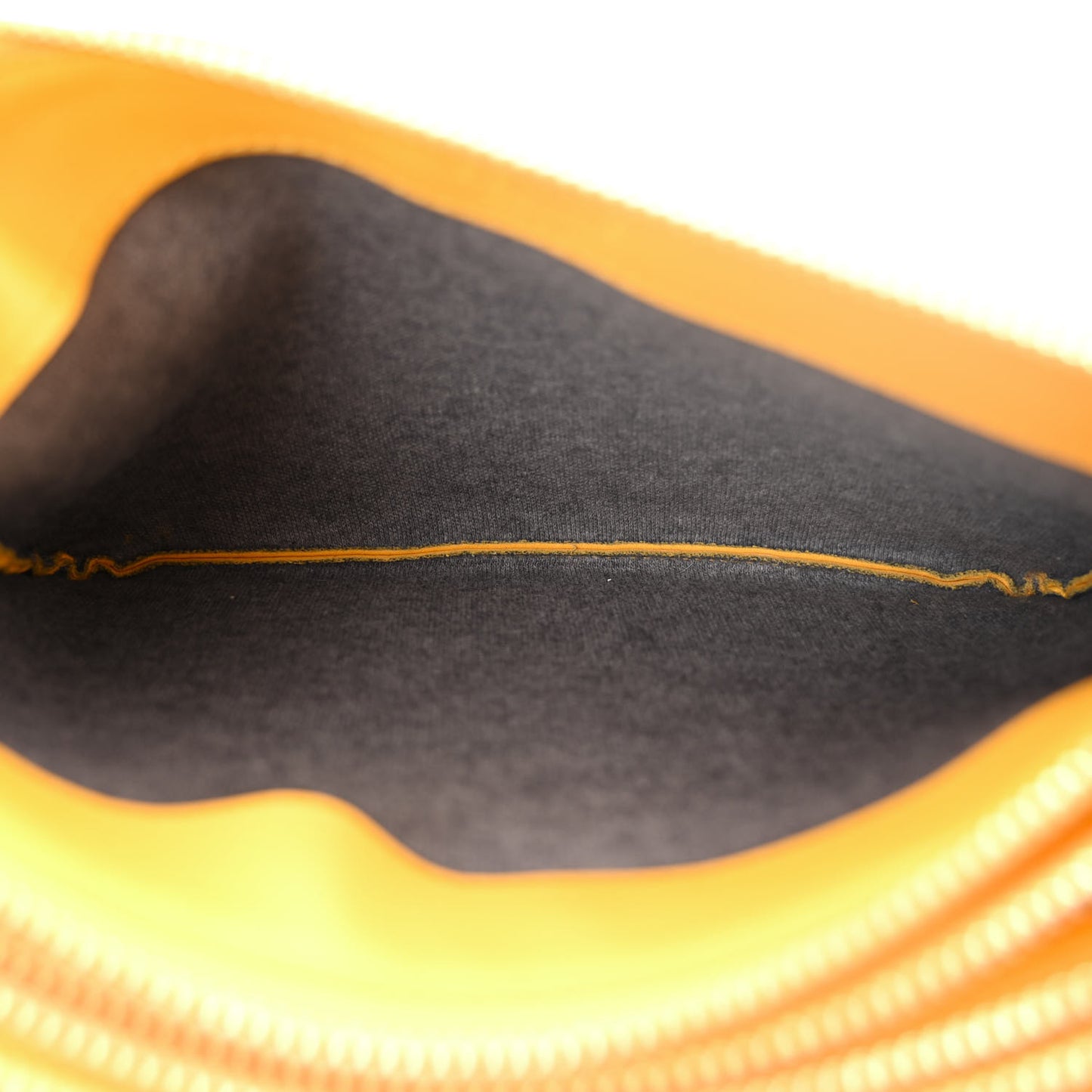 Lambskin Small Trio Crossbody Bag Fluo Yellow