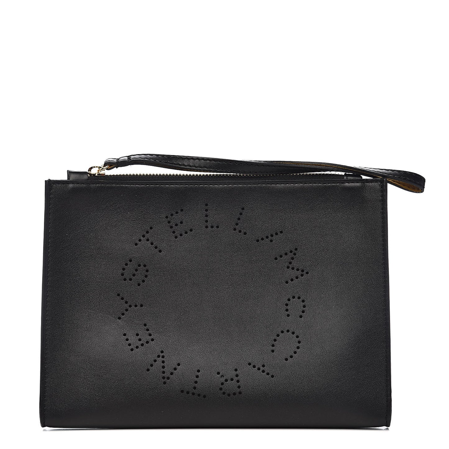 Alter Nappa Perforated Logo Pouch Black