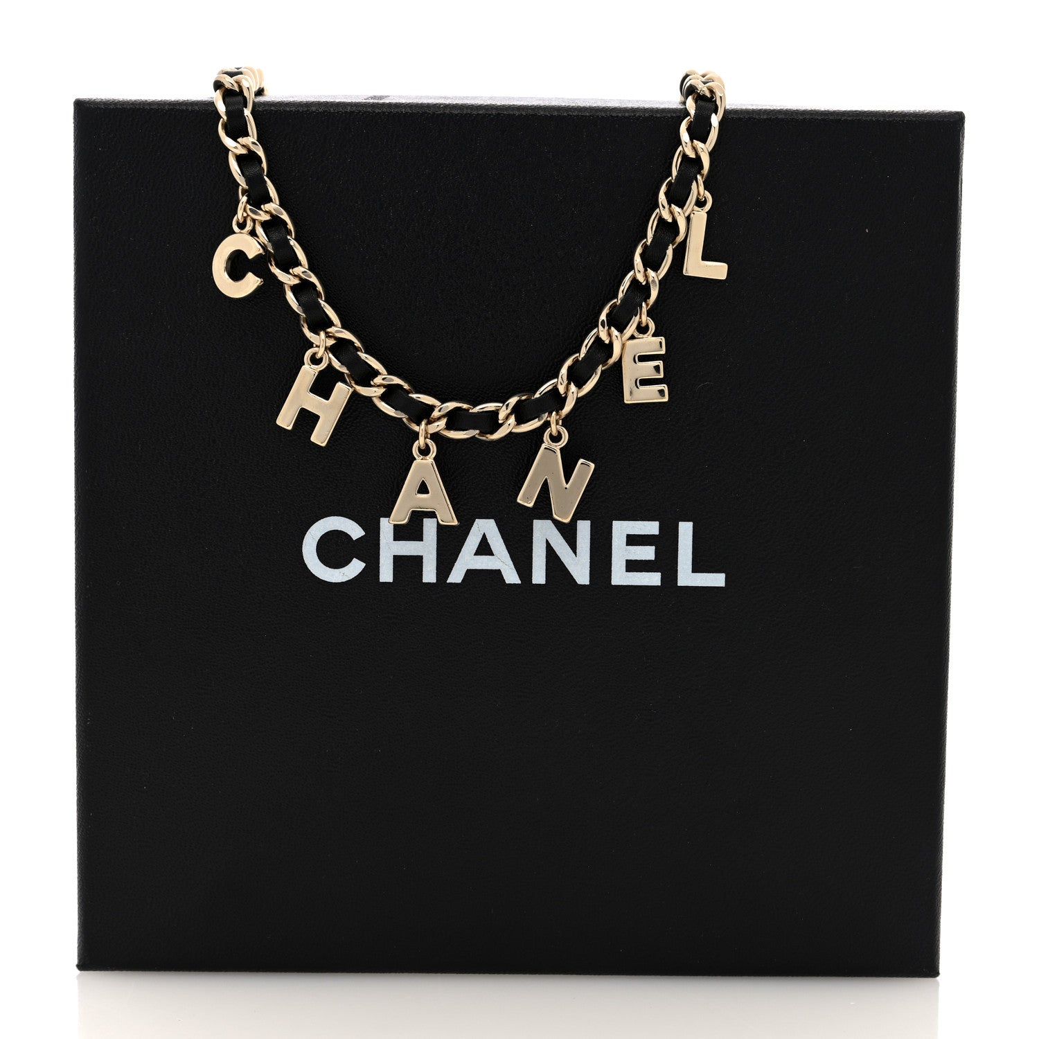 Chanel Lambskin Metal CC Chain Logo Belt Gold 4 of 4