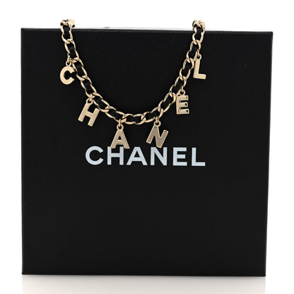 Chanel Lambskin Metal CC Chain Logo Belt Gold 4 of 4