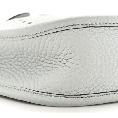 Hermes Taurillon Clemence Amazone Evelyne TPM Bleu Pale Etain 10 of 11