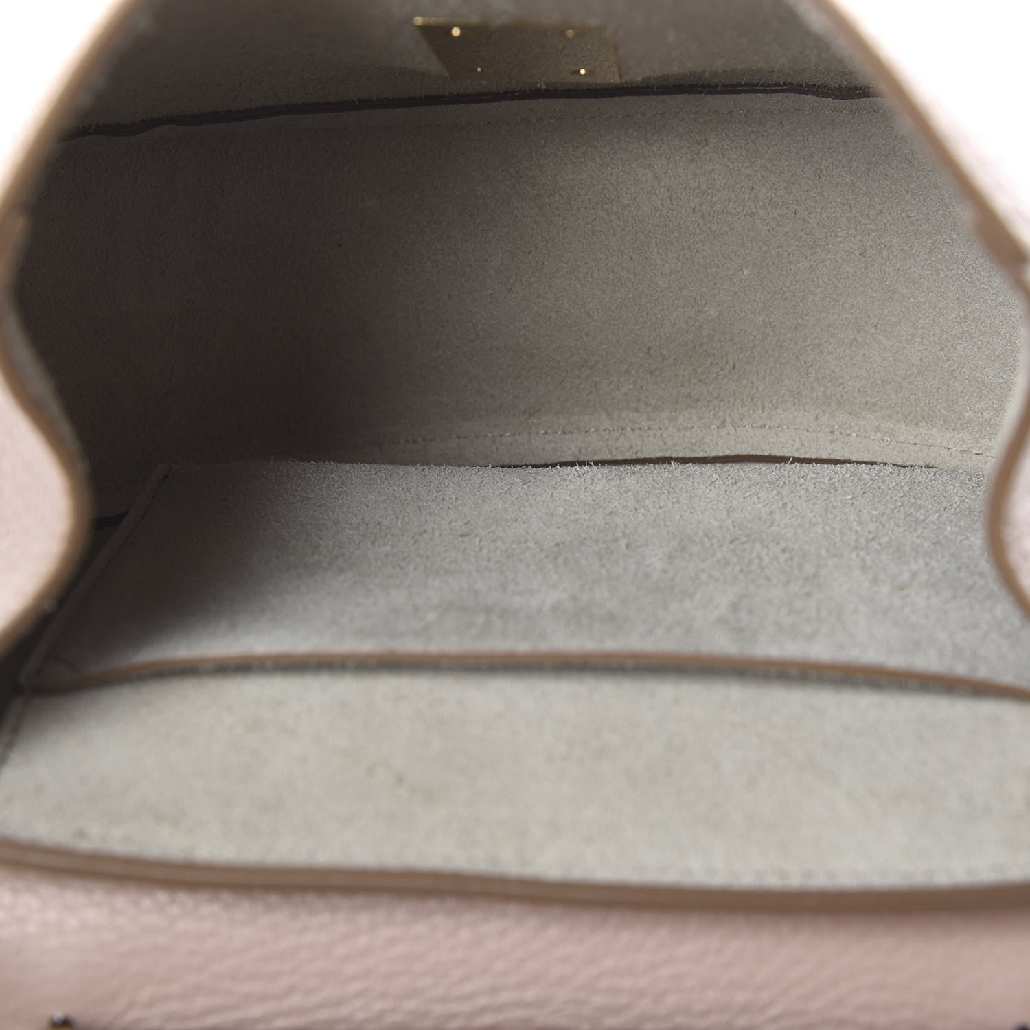 Chloe Grained Lambskin Mini Drew Shoulder Bag Cement Pink 5 of 9