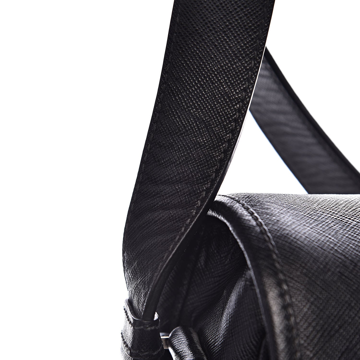Prada Saffiano Travel Messenger Bag Black 13 of 17
