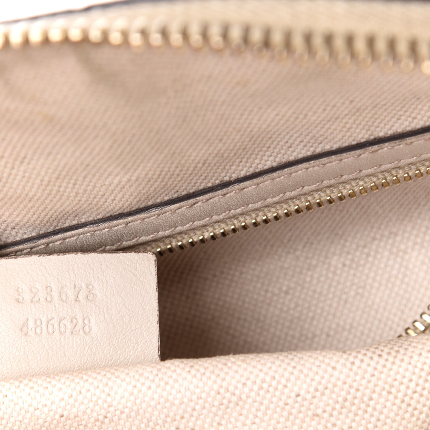Guccissima Medium Bree Shoulder Bag Off White