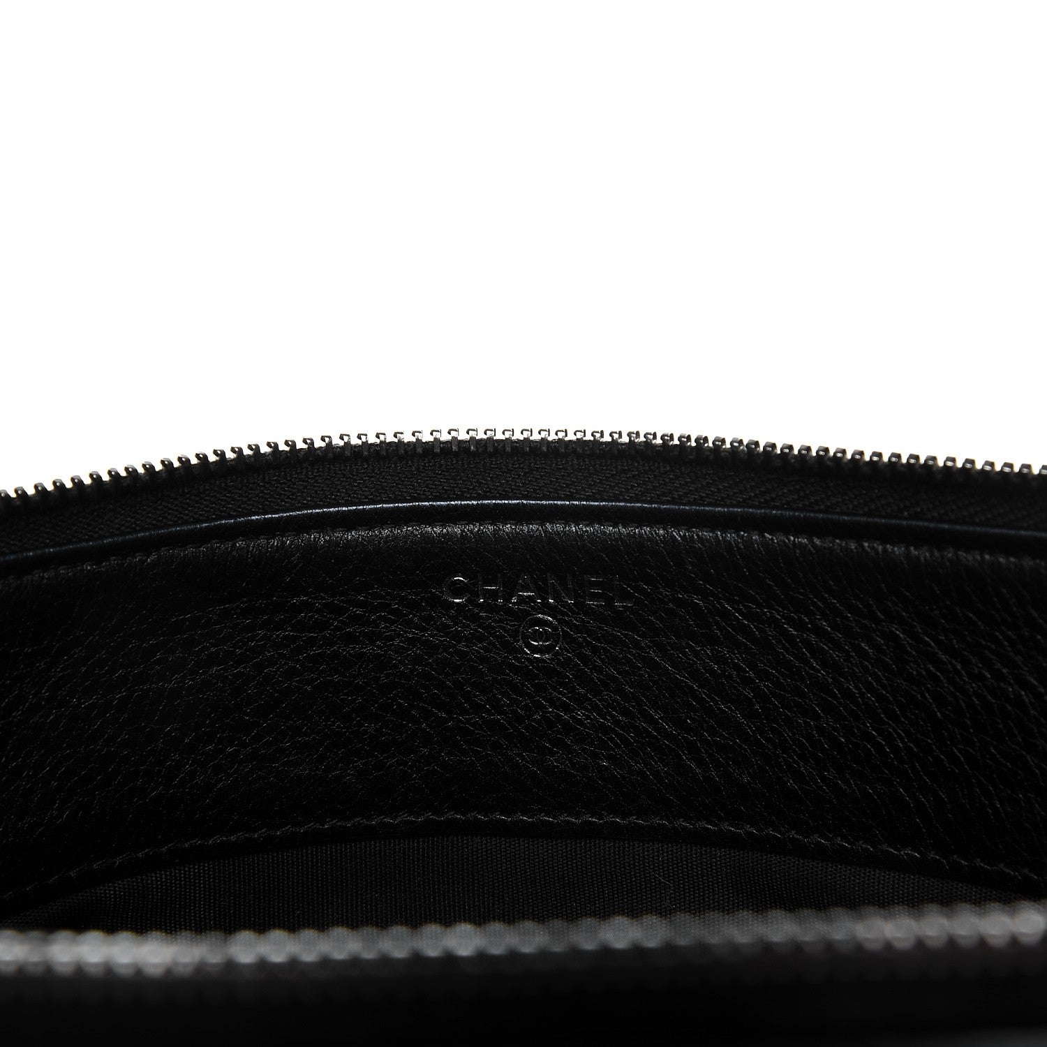Chanel Calfskin Quilted Small Zipped Boy Pouch Black 6 of 12
