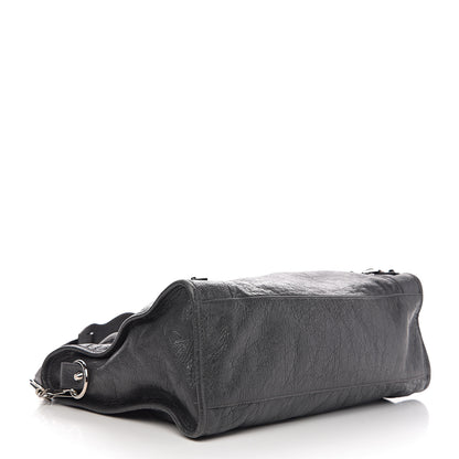 Balenciaga Agneau Classic Silver Hardware City Gris Fossile Anthracite 3 of 10