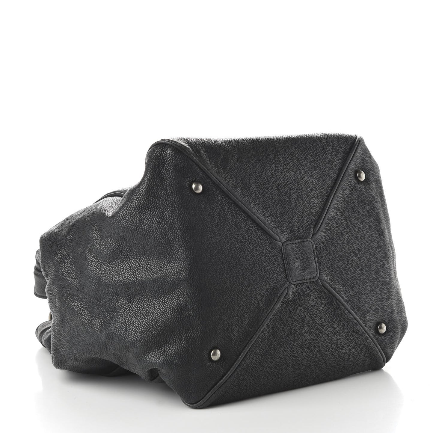 Distressed Caviar Outdoor Ligne Tote Black