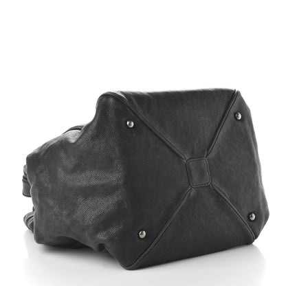 Chanel Distressed Caviar Outdoor Ligne Tote Black 4 of 10