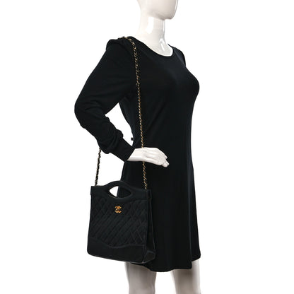 Chanel Lambskin Quilted 31 Shopping Bag Black 3 of 9
