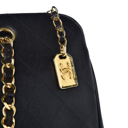 Chanel Calfskin Stitched XL Weekender Black 14 of 14