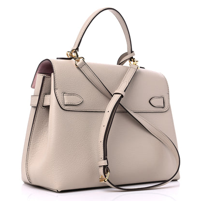 Louis Vuitton Soft Calfskin Lockme Ever MM Greige 3 of 9