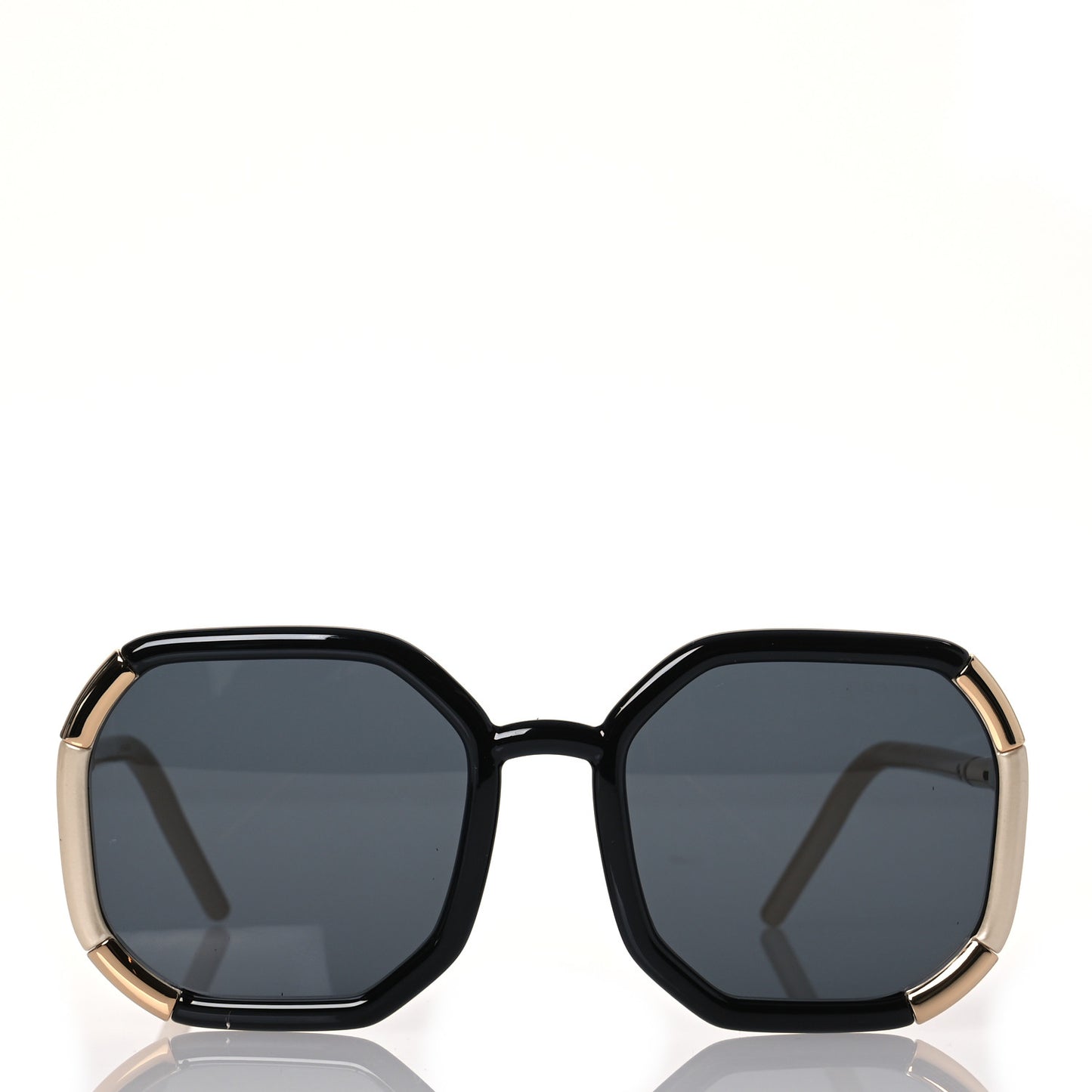 Square Sunglasses SPR 20X Black Beige