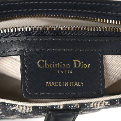 Christian Dior Oblique Saddle Bag With Strap Blue 6 of 10
