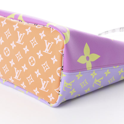 Louis Vuitton Monogram Giant Neverfull MM Pink Lilac 6 of 8