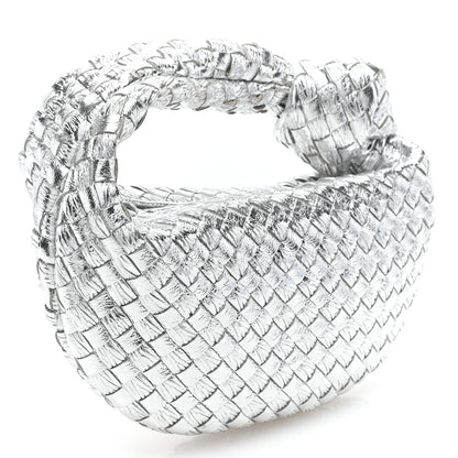 Bottega Veneta Metallic Nappa Intrecciato Mini Jodie Silver 3 of 11