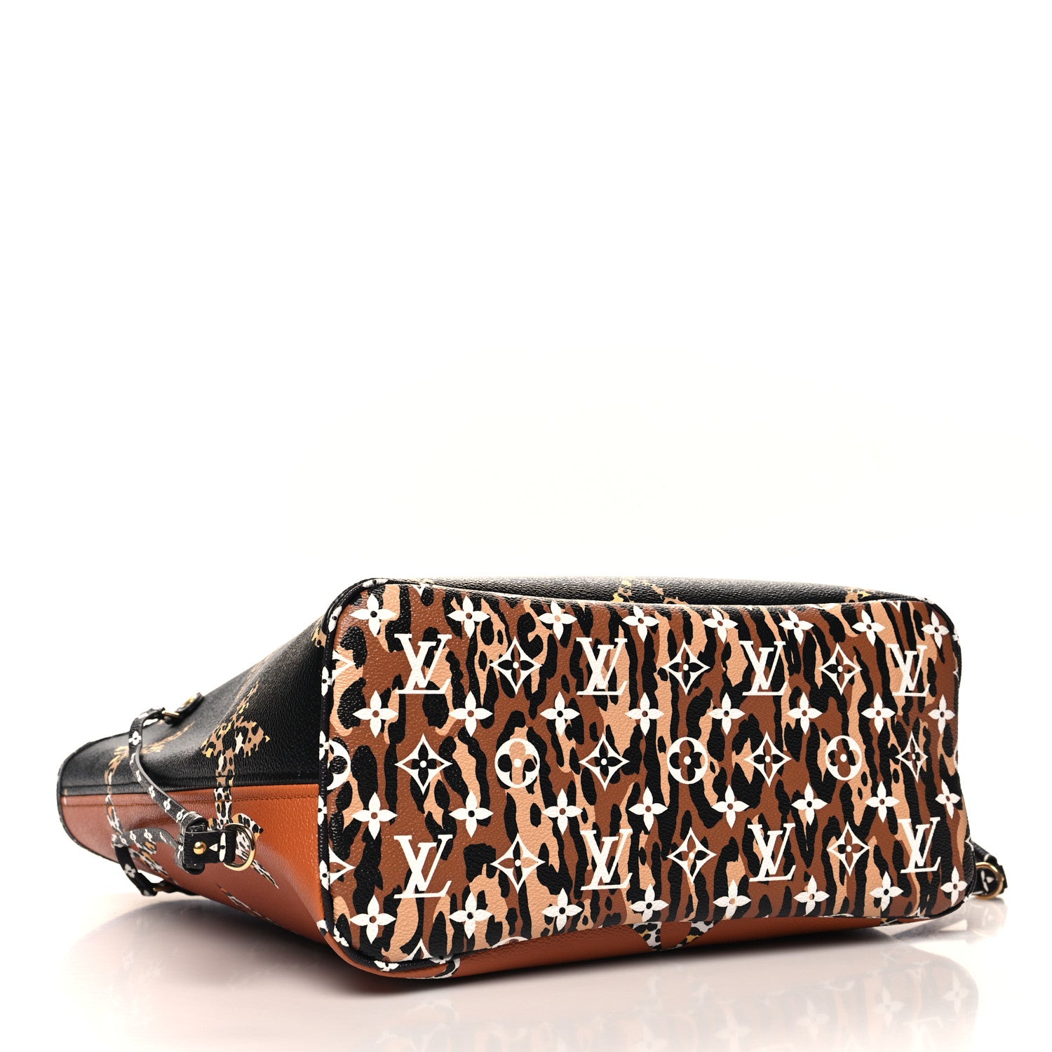 Louis Vuitton Monogram Giant Jungle Neverfull MM Black 5 of 14