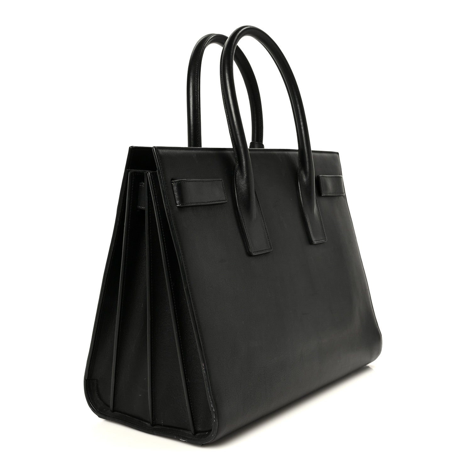 Saint Laurent Calfskin Large Sac De Jour Carryall Black 3 of 12