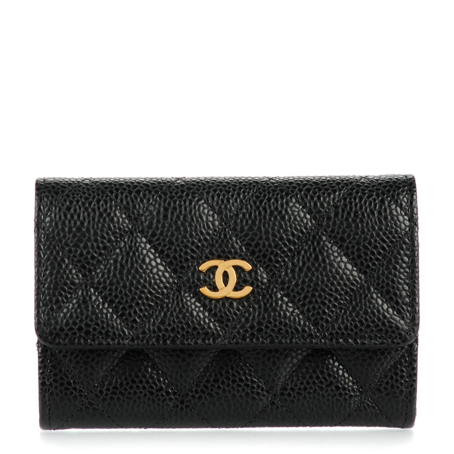 Chanel Caviar Quilted Card Holder Black 1 of 8