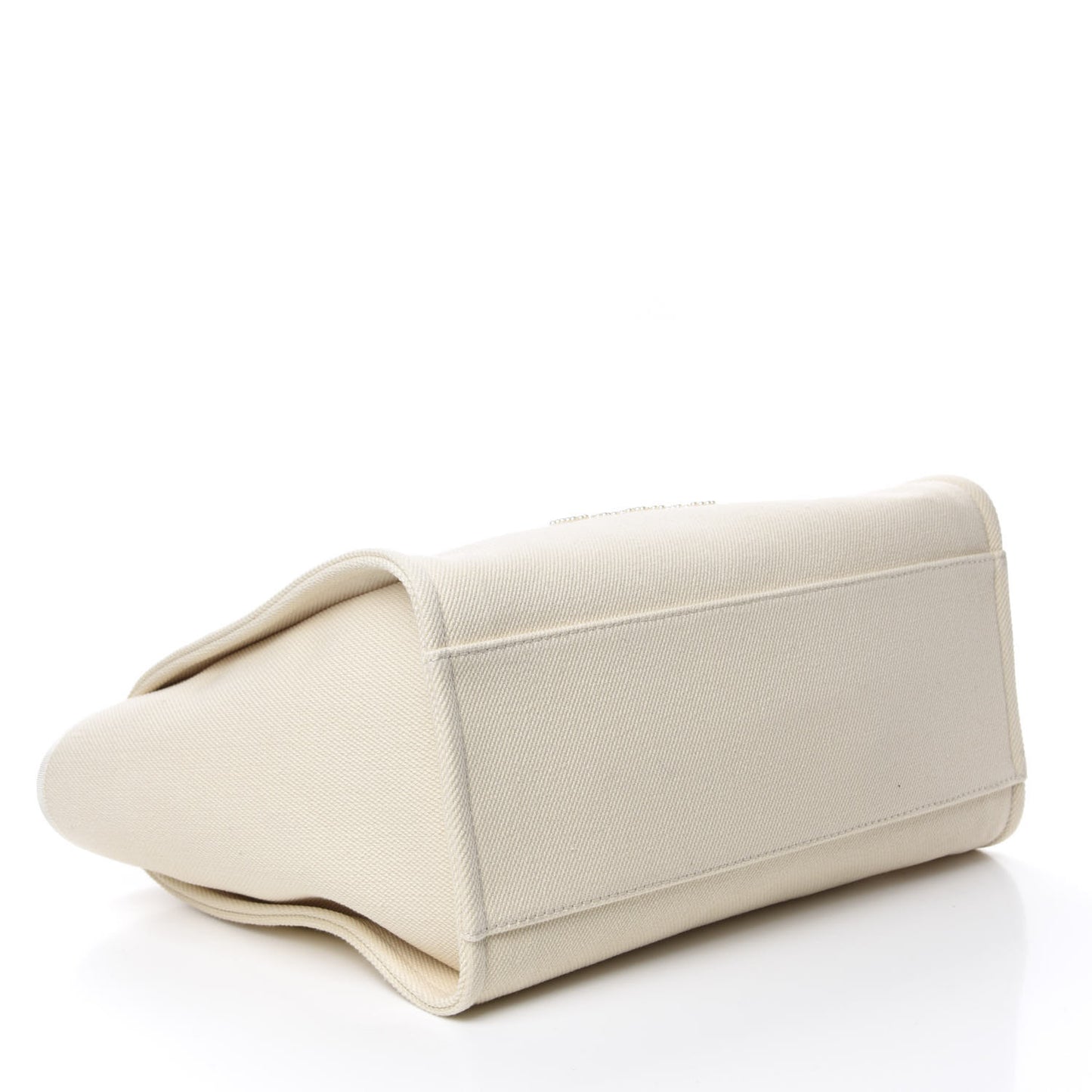 Canvas Pearl Medium Deauville Tote Ecru Beige