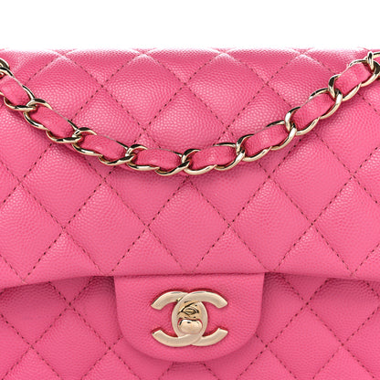 Chanel Caviar Quilted Small Double Flap Pink 8 of 11