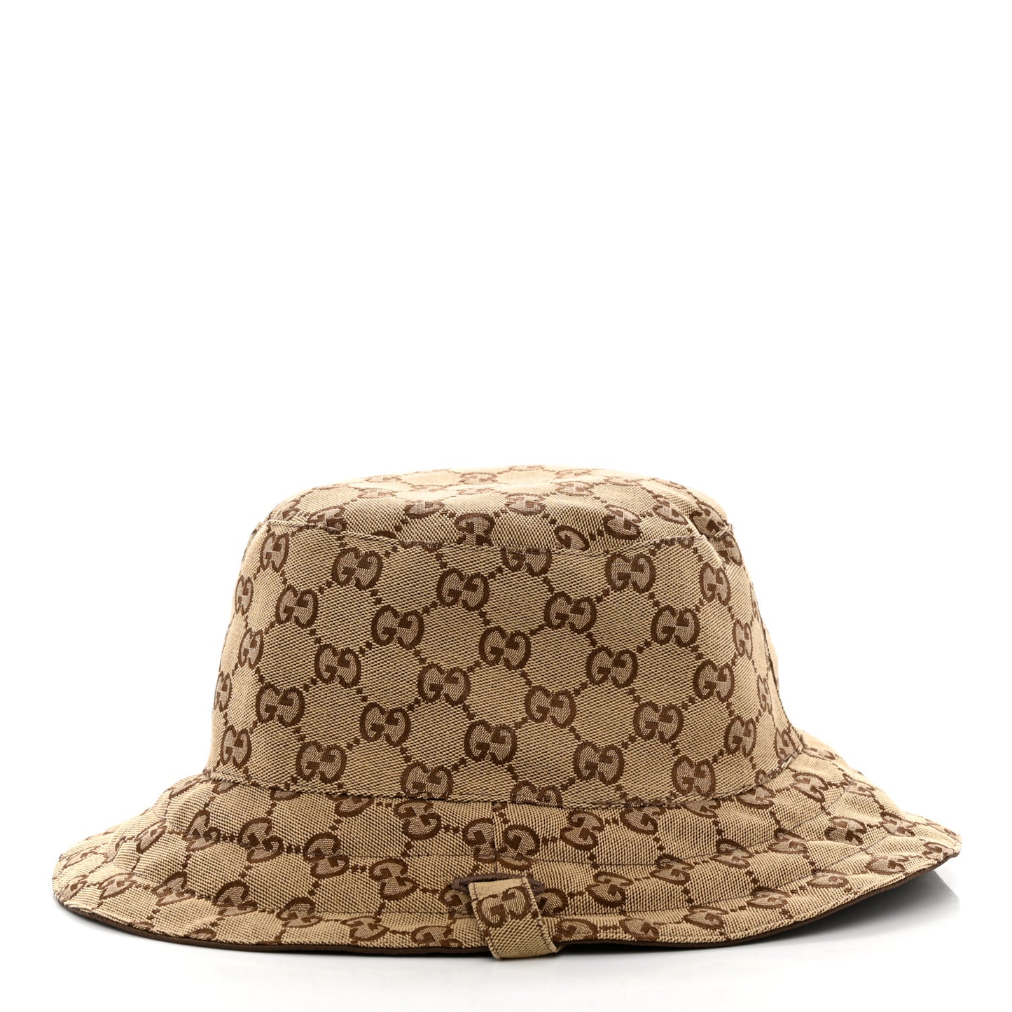 Canvas Monogram Reversible Bucket Hat M Brown