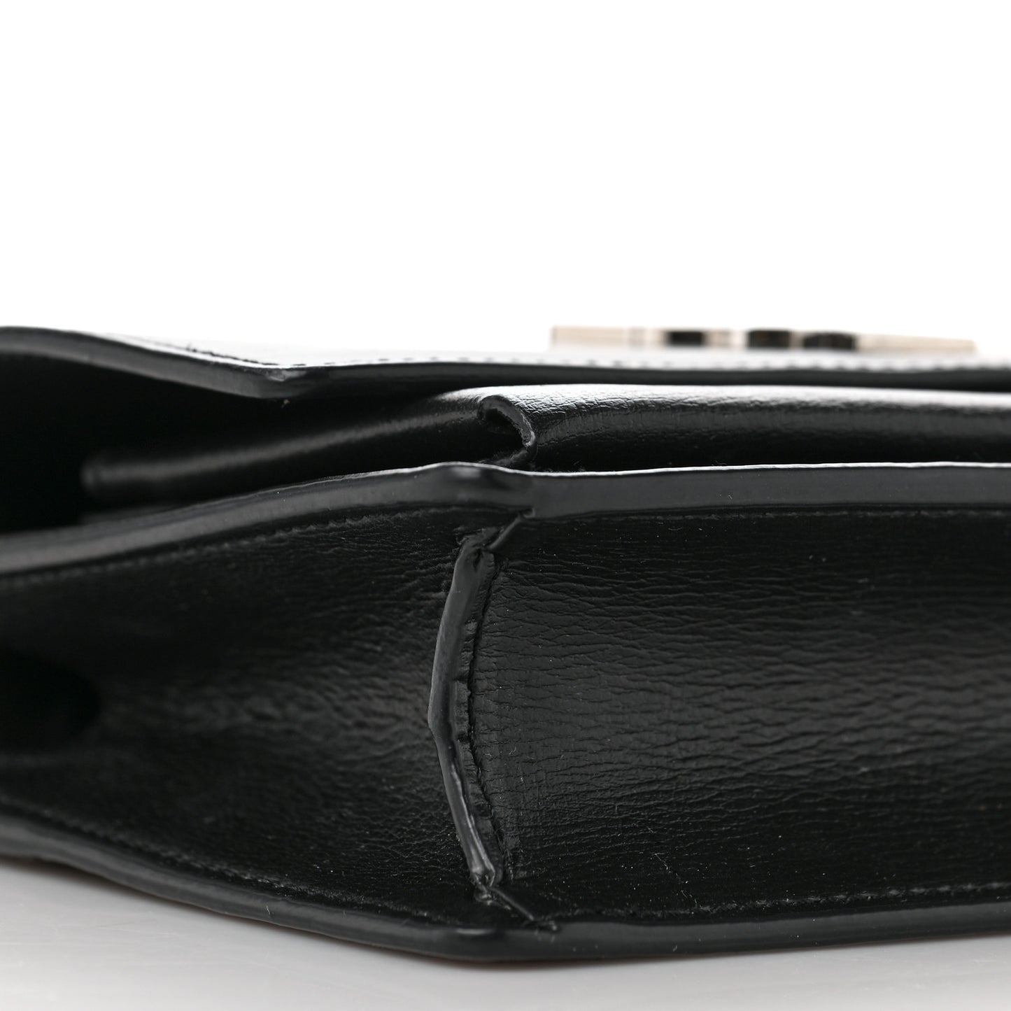 Calfskin Monogram Sunset Chain Wallet Black