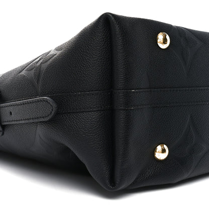 Louis Vuitton Empreinte Monogram Giant CarryAll MM Black 9 of 10