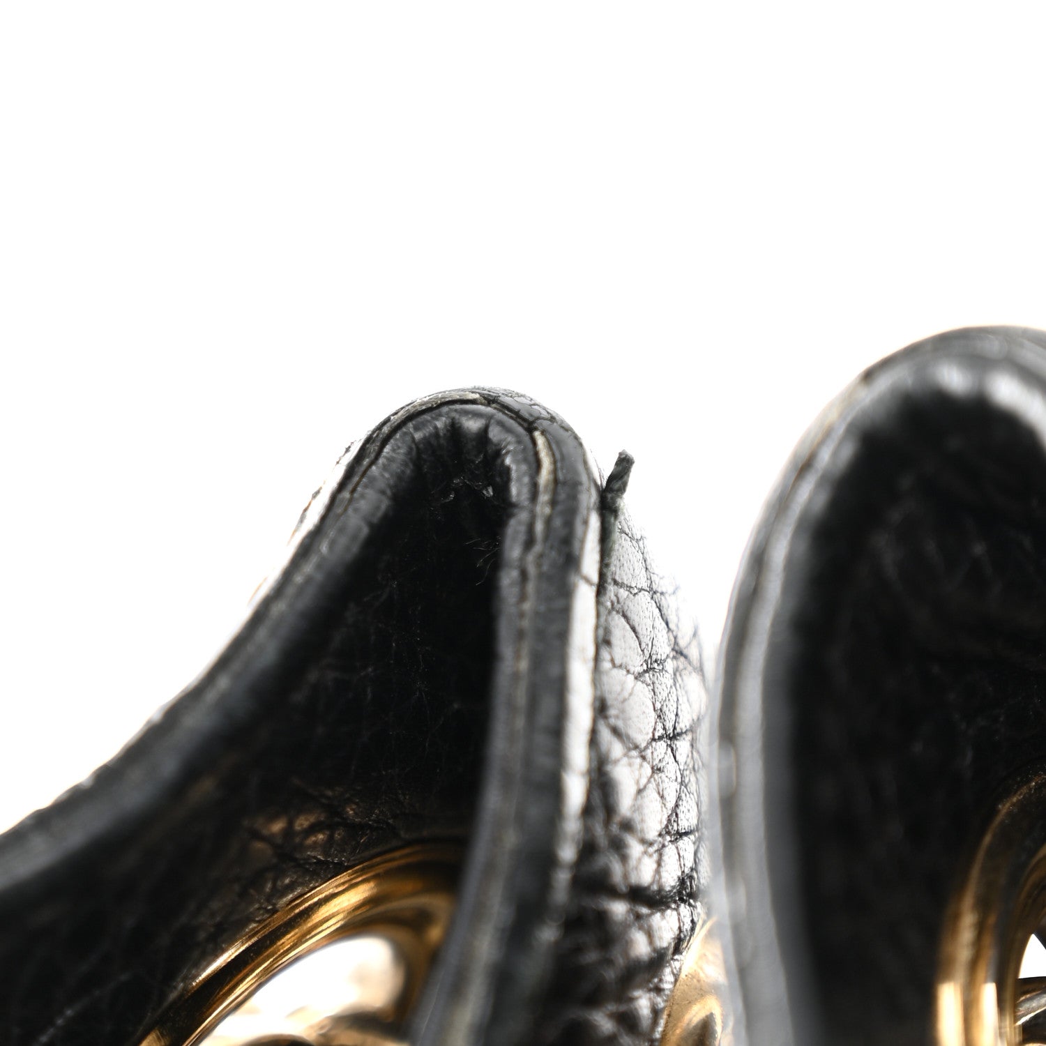 Gucci Pebbled Calfskin Medium Soho Chain Shoulder Bag Black 11 of 14