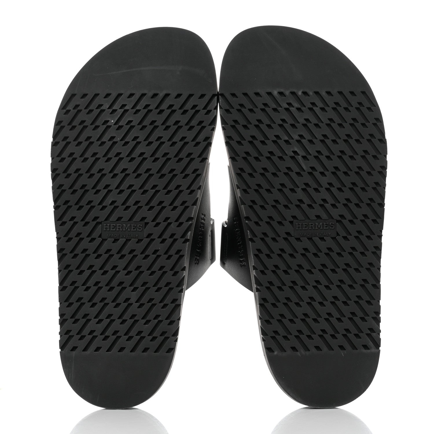Hermes Calfskin Womens Chypre Sandals 36 Black 5 of 9