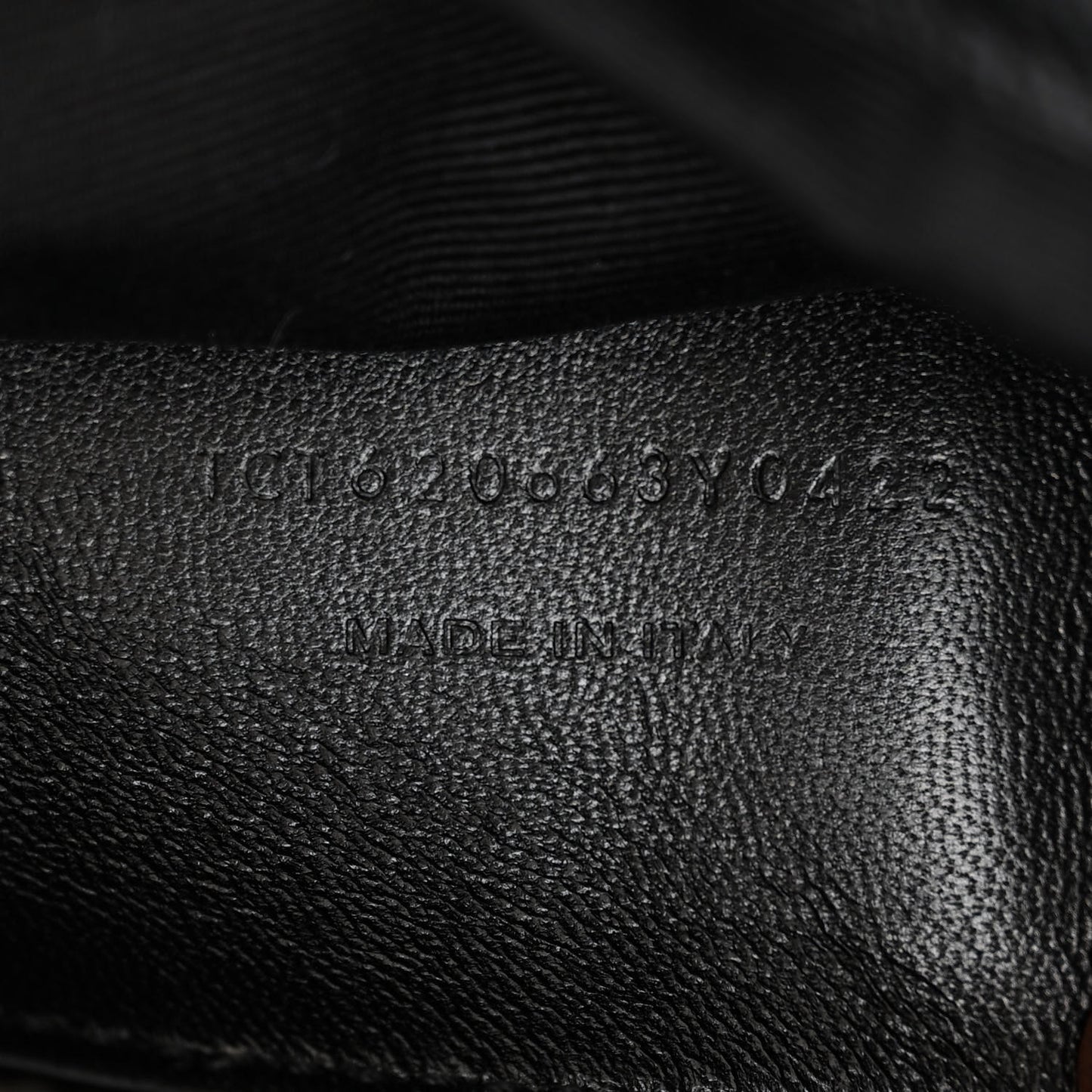 Grain De Poudre Medium West Hollywood Monogram Fold-Over Black