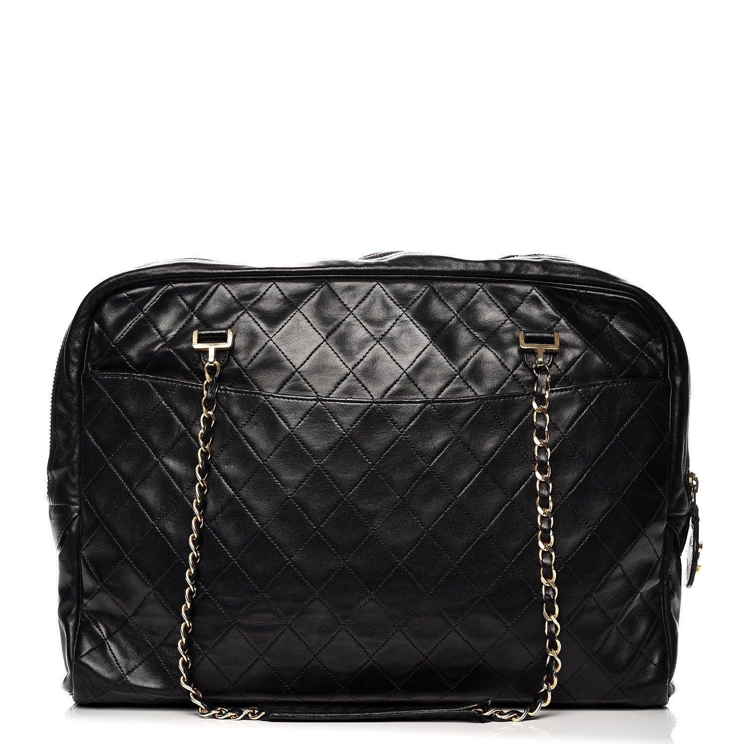 Chanel Lambskin Quilted Shoulder Bag Black 1 of 14