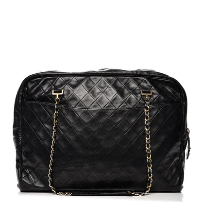 Chanel Lambskin Quilted Shoulder Bag Black 1 of 14