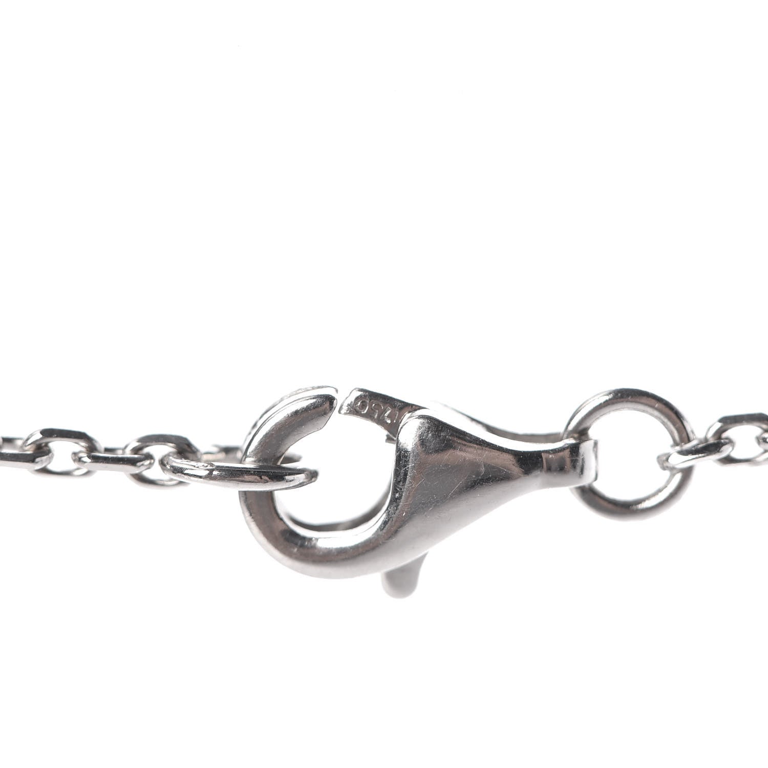 Chanel 18K White Gold Diamond Small Camelia Pendant Necklace 5 of 5