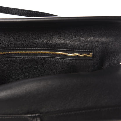 Celine Lambskin Shoulder Bag Black 6 of 11
