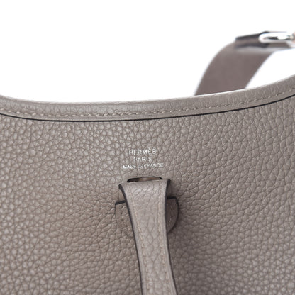 Hermes Taurillon Clemence Evelyne TPM Gris Asphalte 6 of 11