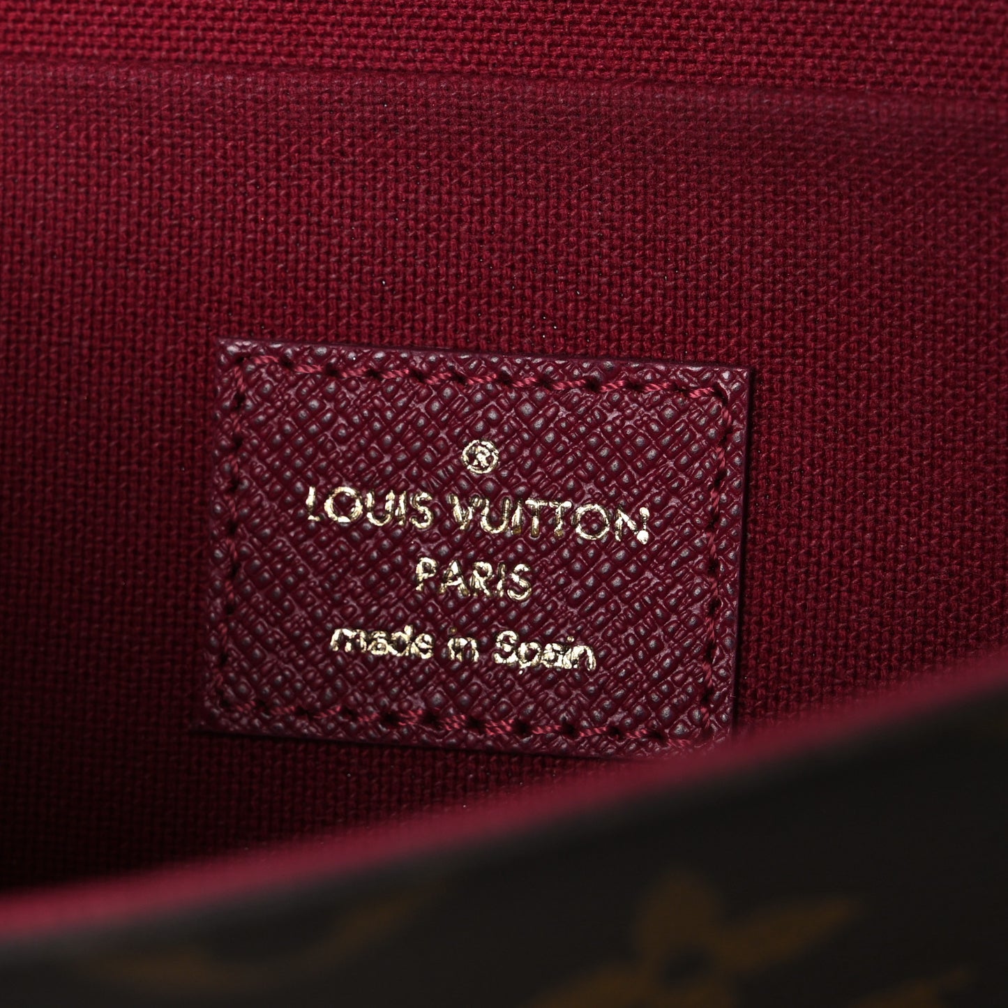 Monogram Pochette Felicie Chain Wallet Fuchsia