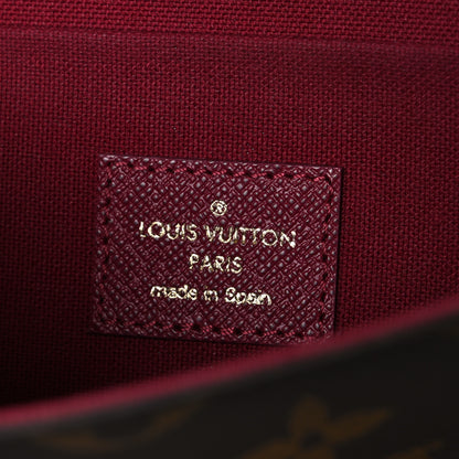Louis Vuitton Monogram Pochette Felicie Chain Wallet Fuchsia 6 of 9